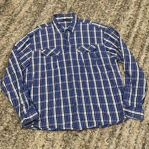 Marithe Francois Girbaud men’s plaid cotton shirt sz XXL